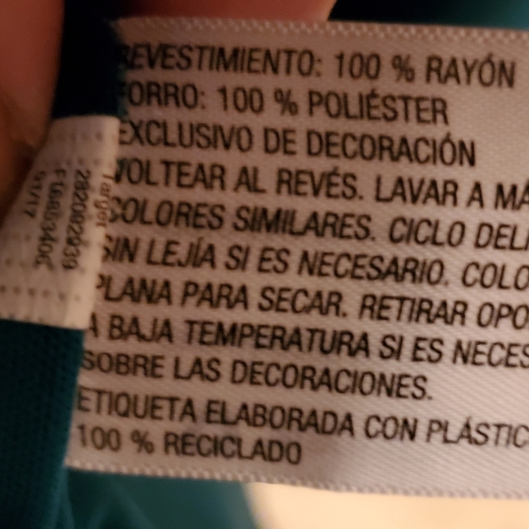 EXHILERATION BOHO, TUNIC TOP. BLUE DRESS OR TOP, - Picture 8 of 9